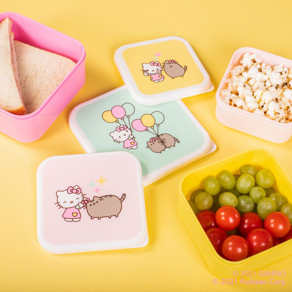 Hello Kitty lunch box cutlery bag set Sanrio bento Cute Kawaii lunch  container